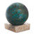 Modern Chrysocolla and Jasper Gemstone Figurine from Peru 'Blue-Green World'