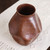 Abstract Copper Vase Handcrafted in Mexico 'Abstract Pentagon'