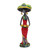 Day of the Dead Catrina Ceramic Figurine in Red Dress 'Catrina's Sweet Tooth'