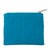 Embroidered Floral Turquoise Alpaca Blend Coin Purse 'Floral Keeper in Turquoise'