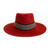 Peruvian Alpaca and Wool Blend Felt Hat in Crimson 'Munay in Crimson'