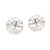 Handcrafted Sterling Silver Stud Earrings from Bali 'Balinese Fabric'