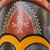 Colorful Aluminum Accented African Wood Mask from Ghana 'Face of Greatness'