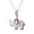 Sterling Silver Elephant with Filigree Pendant Necklace 'Fancy Elephant'