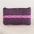 Recycled Plastic Clutch in Eggplant from Guatemala 'Harmony of Color in Eggplant'