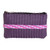Recycled Plastic Clutch in Eggplant from Guatemala 'Harmony of Color in Eggplant'