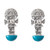 Tumi Ax Chrysocolla Drop Earrings from Peru 'Tumi Style'