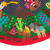 Christmas-Themed Cotton Blend Patchwork Tree Skirt from Peru 'Christmas Time'