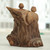 Eco-Friendly Teak Driftwood Sculpture from India 'Encounter in the Woods'