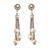 Silver Bauble Dangle Earrings Crafted in Peru 'Three Little Baubles'