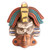 Ceramic Wall Mask of an Owl God from Mexico 'Owl God'