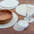 Round Woven Pandanus Leaf Placemats and Coasters Set of 6 'Nature in the Round'