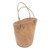 Handwoven Natural Tan Rattan Open Top Tote 'Natural Tan'