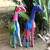 Hand Crafted Recycled Flip-Flop Giraffe Sculpture Medium 'Gentle Giraffe'