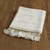 Textured White Alpaca Acrylic Blend Throw Blanket from Peru 'White Andean Textures'