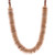 Hand Threaded Coconut Shell Beaded Necklace 'Spinning Disks'