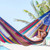 Hand Made Patterned Blue and Bright Mayan Hammock Double 'Rainbow Seascape'