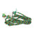 Collectible Striped Mayan Hammock Double 'Green Vineyard'