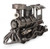 Unique Recycled Metal Rustic Train Sculpture 11 Inch 'Rustic Locomotive'