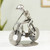 Original Iron Bicycle Statuette Recyled Car Parts Mexico 'Rustic Cyclist'