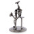 Recycled Car Part Saxophonist Sculpture 'Rustic Saxophonist'