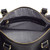 Mexican Black Leather Baguette Handbag 'Guadalajara'
