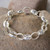 Taxco Silver Jewelry Handcrafted Chain Bracelet 'Shine'