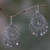 Thai Artisan Crafted Sterling Silver Chandelier Earrings 'Tamiang'