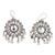 Thai Artisan Crafted Sterling Silver Chandelier Earrings 'Tamiang'