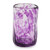 Set of 4 Purple Blown Glass Mezcal Shot Glasses from Mexico 'Lilac Mist'