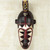 Artisan Crafted Senufo Replica African Wall Wood Mask 'Senufo Order'