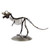 Artisan Crafted Upcycled Metal Statuette of T-Rex 'Tyrannosaurus'