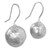 Hand Made Sterling Silver Round Drop Earrings from Mexico 'Nature's Treasures'