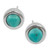 Sterling Silver and Turquoise Stud Earrings from Mexico 'Mayan Heritage'