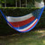 Red White and Blue Hand Woven Nylon Maya Hammock Single 'Patriotic'