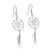 Sterling Silver Dream Catcher Dangle Earrings from Mexico 'Pleasant Dreams'