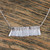 Sterling Silver Pendant Necklace by Mexican Artisans 'Chime Garland'