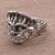 Sterling Silver Cultural Hindu Band Ring from Bali 'Bhoma'