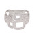 925 Sterling Silver Abstract Block Ring in a Brushed Finish 'Elegant Blocks'
