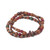 Three Jasper Sterling Silver and Ceramic Beaded Bracelets 'Stalwart'