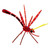 Handmade Dragonfly Alebrije Figurine in Red from Oaxaca 'Red Dragonfly'