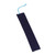 Hand Crafted Sky Blue on Navy Embroidered Cotton Bookmark 'Scrolling Diamonds in Blue'