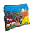 Colorful Mountain Home Cotton Blend Appliqu Pencil Case 'Mountain Home'