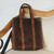 Handmade Leather Tote in Chestnut and Espresso from Mexico 'Contemporary Espresso'