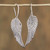 Taxco Sterling Silver Wing Dangle Earrings from Mexico 'Untamed'