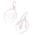 Flower Petal Sterling Silver Dangle Earrings from Bali 'Flying Petals'