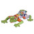 Hand-Painted Ceramic Tree Frog Wall Sculpture from Mexico 'Vibrant Frog'