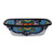 Hand-Painted Talavera Ceramic Serving Bowl from Mexico 'Raining Flowers'