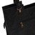 Handcrafted Black Embossed Leather Handbag from Mexico 'Lush Impressions in Black'