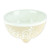 Hand-Painted Ceramic Pinch Bowls in White Set of 4 'Snow White Designs'